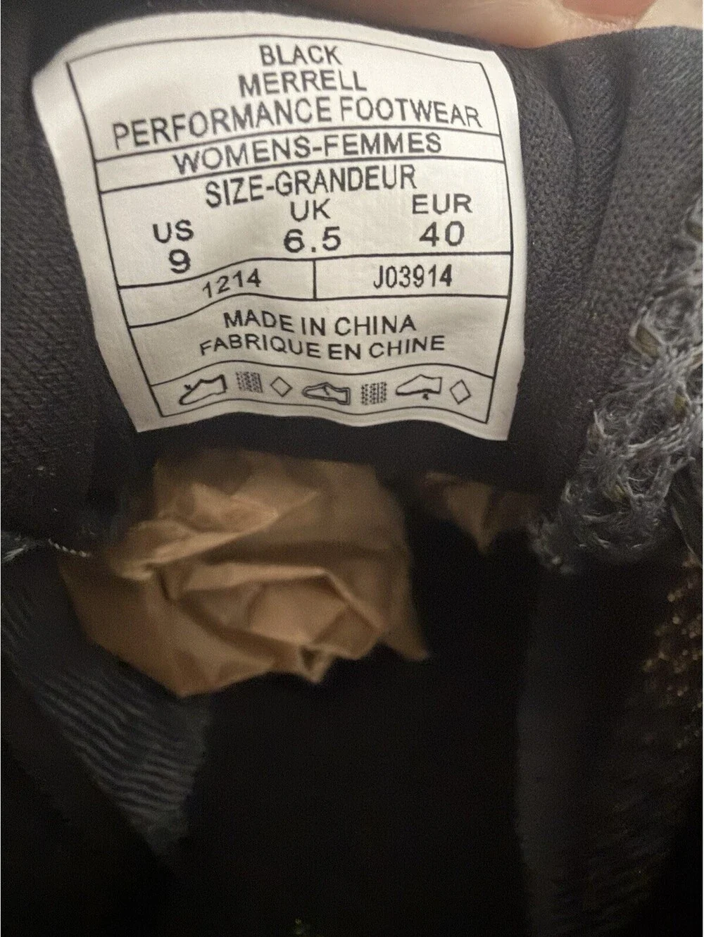 Merrell Pace Glove 3 Women’s Barefoot Trail Shoes Black Vibram US 9/EUR 40